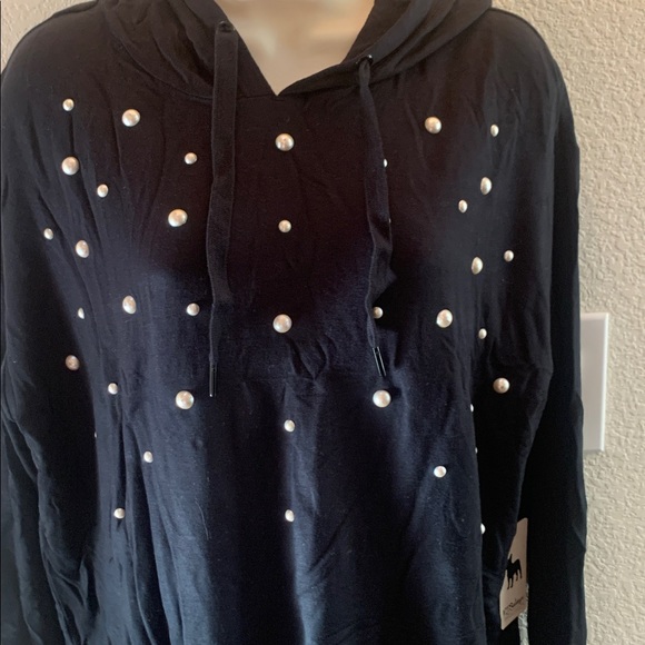 PJ Salvage Black Jumpsuit with Pearl Details - Picture 2 of 7